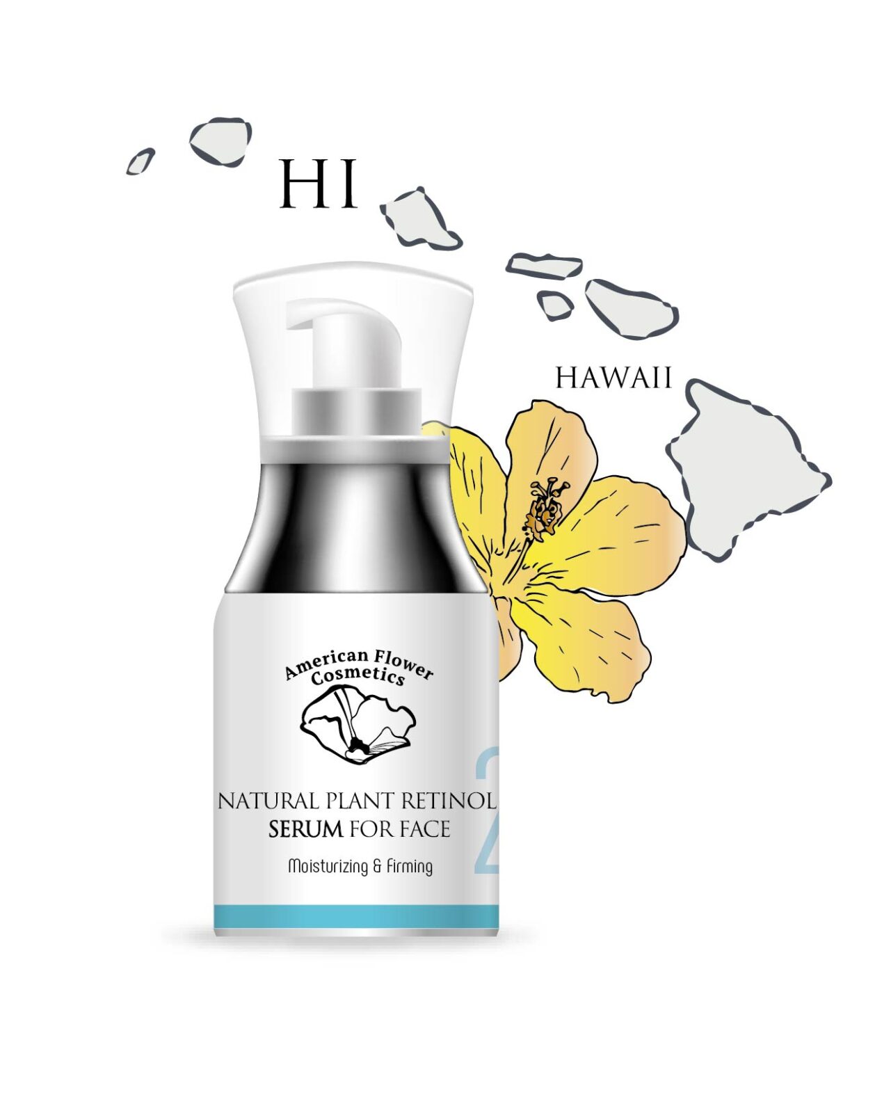 28 Natural Plant Retinol Serum for Face – Moisturizing & Firming with Hibiscus Extract