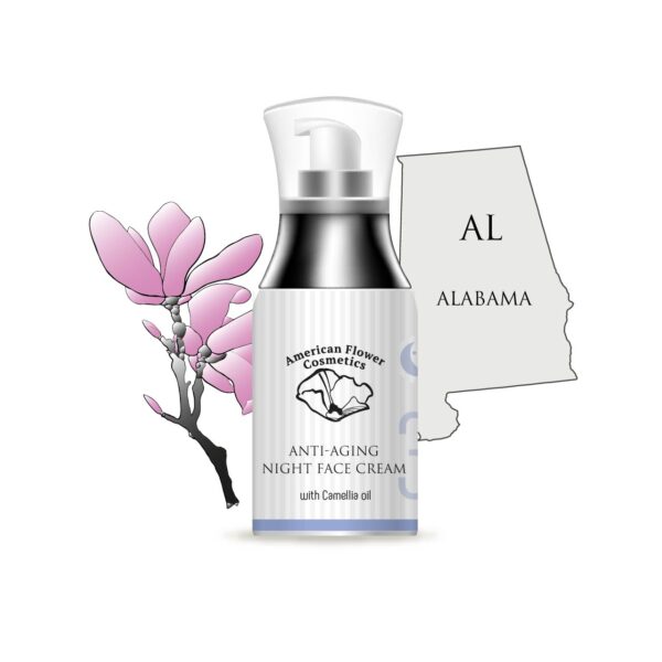 33 ANTI-AGING NIGHT FACE CREAM with Camellia oil
